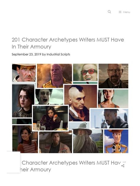 character tropes|201 Character Archetypes Writers MUST Have In .